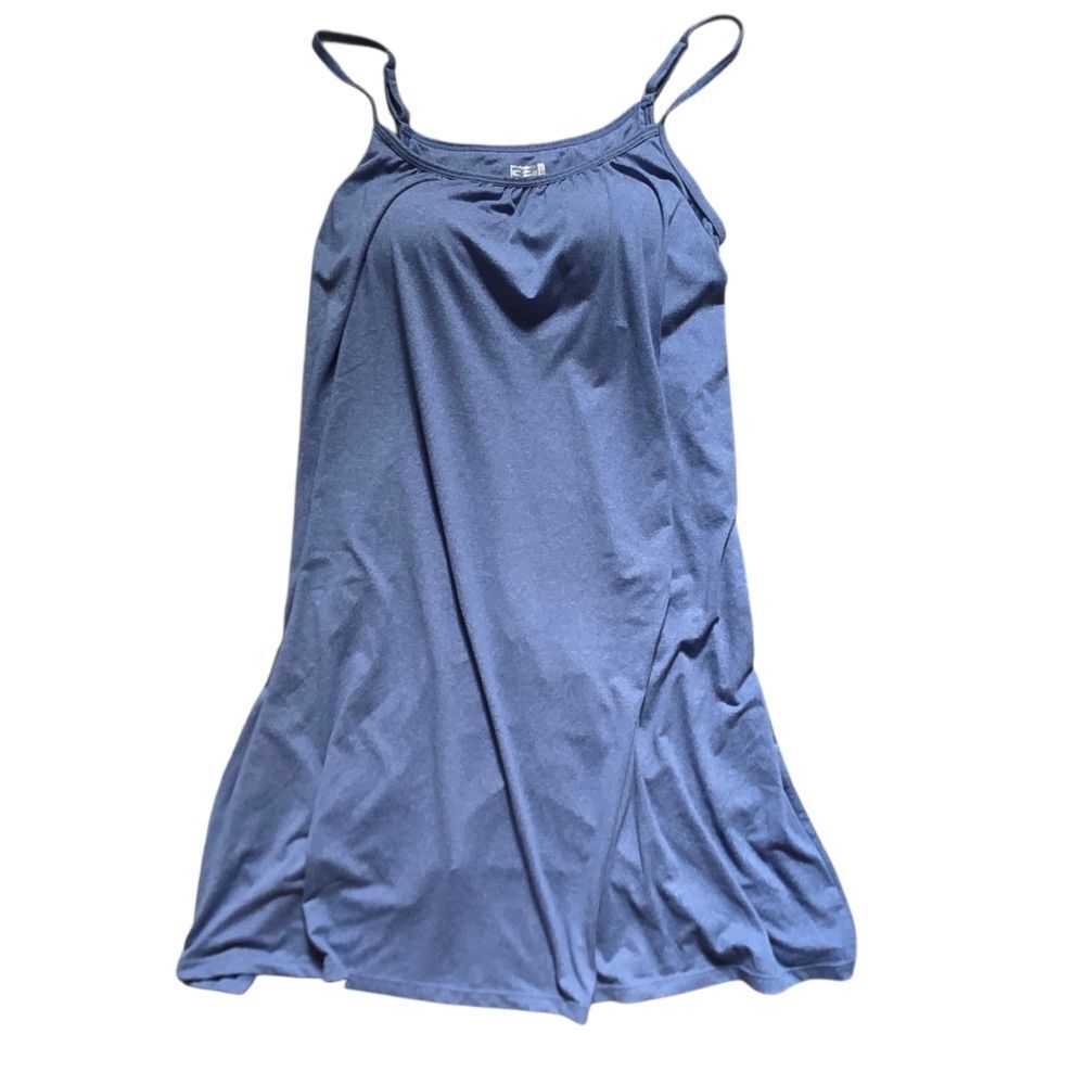 32 Degrees Blue Spaghetti Strap Athletic Dress